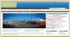 Desktop Screenshot of airplanes.com