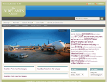 Tablet Screenshot of airplanes.com